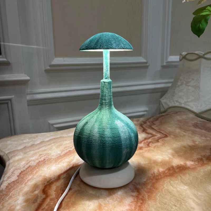 LB003 mazarine blue Ceramices Art Table Lamp